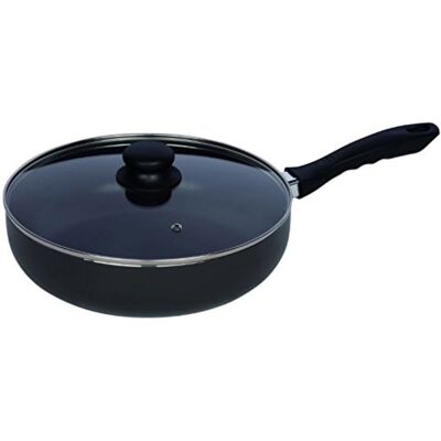 UNBEKANNT Cacerola De Aluminio Riess Reventon Ø24 Cm Negra UNBEKANNT Cacerola De Aluminio Riess Reventon Ø24 Cm Negra