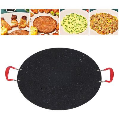 OEM Parrilla Portátil: Sartén Redonda Antiadherente Para Llevar. Material: Hierro, Mango De Silicona, Fácil De Limpiar. OEM Parrilla Portátil: Sartén Redonda Antiadherente Para Llevar. Material: Hierro, Mango De Silicona, Fácil De Limpiar.