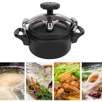 OEM Olla A Presión Antiexplosiva De Aleación De Aluminio, Capacidad De 1,5 L, Base Compuesta Para Cocinas De Gas E Inducción, Color Negro. OEM Olla A Presión Antiexplosiva De Aleación De Aluminio, Capacidad De 1,5 L, Base Compuesta Para Cocinas De Gas E Inducción, Color Negro.