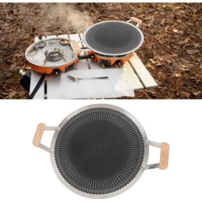 OEM Plancha Coreana Acero Inoxidable Y Revestimiento Antiadherente Distribución Uniforme Del Calor, 34 Cm De Diámetro Para Una Cocción Versátil Fácil De Limpiar Y Guardar OEM Plancha Coreana Acero Inoxidable Y Revestimiento Antiadherente Distribución Uniforme Del Calor, 34 Cm De Diámetro Para Una Cocción Versátil Fácil De Limpiar Y Guardar