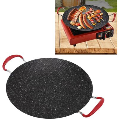 OEM Sartén Coreana Para Parrilla De 34 Cm Con Revestimiento Antiadherente, Mango Resistente Al Calor, Placa De Hierro Y Piedra Medicinal Para Cocinas De Gas O Vitrocerámicas. OEM Sartén Coreana Para Parrilla De 34 Cm Con Revestimiento Antiadherente, Mango Resistente Al Calor, Placa De Hierro Y Piedra Medicinal Para Cocinas De Gas O Vitrocerámicas.