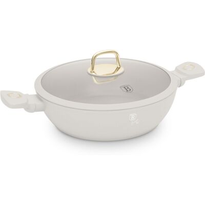 OEM Olla Plana De Titanio Con Tapa De 28 Cm, Berlinger Haus Bh-8068 Sahara OEM Olla Plana De Titanio Con Tapa De 28 Cm, Berlinger Haus Bh-8068 Sahara