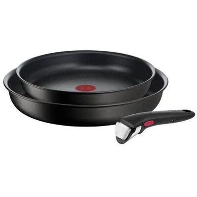 Tefal Ingenio Eco Resist Set De 2 Sartenes Negras Antiadherentes Tefal Ingenio Eco Resist Set De 2 Sartenes Negras Antiadherentes