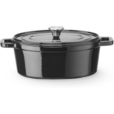 OEM Olla De Hierro Fundido Esmaltado, Ovalada, 4,4 L, 365x290x115 Mm OEM Olla De Hierro Fundido Esmaltado, Ovalada, 4,4 L, 365x290x115 Mm