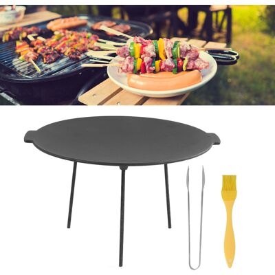 OEM Sartén Parrilla De Hierro Fundido Para Acampar Y Para Uso En Interiores Y Exteriores. OEM Sartén Parrilla De Hierro Fundido Para Acampar Y Para Uso En Interiores Y Exteriores.