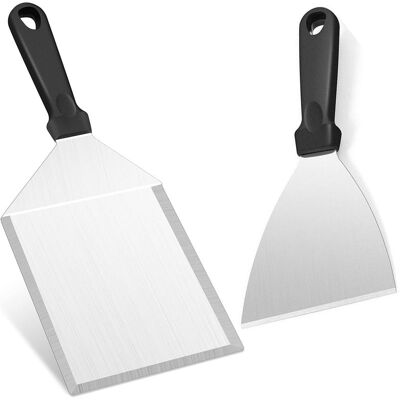 OEM Espátula Para Barbacoa, Espátula Para Parrilla, Espátula Para Teppanyaki, Juego De Espátulas De Cocina, Juego De 2 Piezas OEM Espátula Para Barbacoa, Espátula Para Parrilla, Espátula Para Teppanyaki, Juego De Espátulas De Cocina, Juego De 2 Piezas