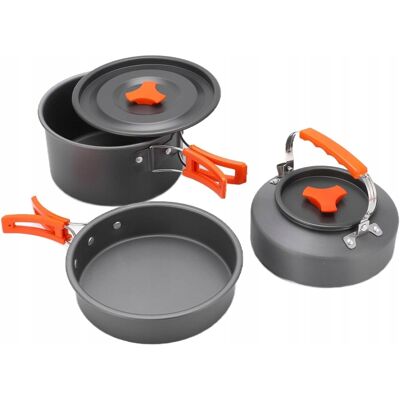OEM Juego De Utensilios De Cocina Y Ollas Para Acampar. OEM Juego De Utensilios De Cocina Y Ollas Para Acampar.