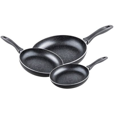 ALFA Sarten Al. Nature Piedra 3pc.18-22-26 ALFA Sarten Al. Nature Piedra 3pc.18-22-26