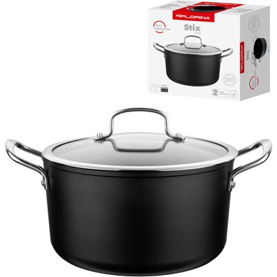 OEM Olla Florina Stix De 4 Litros Con Tapa, Apta Para Inducción De Gas. OEM Olla Florina Stix De 4 Litros Con Tapa, Apta Para Inducción De Gas.