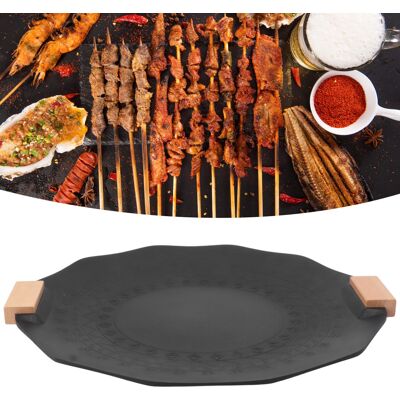 OEM Sartén Parrilla Antiadherente Geométrica Negra Portátil (35 Cm) Con Mangos De Madera Y Paño De Cocina De Acero Inoxidable 304. OEM Sartén Parrilla Antiadherente Geométrica Negra Portátil (35 Cm) Con Mangos De Madera Y Paño De Cocina De Acero Inoxidable 304.