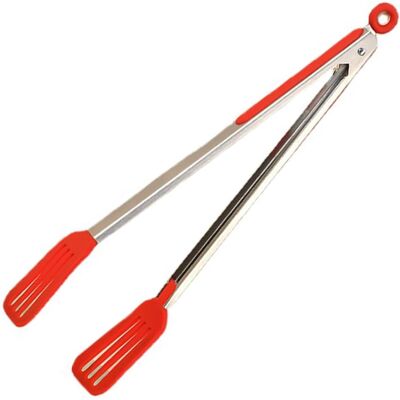 OEM Pinzas Multifuncionales De Acero Inoxidable Y Silicona Para Barbacoa, Cocina, Carne, Repostería Y Como Espátula: Ideales Para La Cocina. (juego De 3) OEM Pinzas Multifuncionales De Acero Inoxidable Y Silicona Para Barbacoa, Cocina, Carne, Repostería Y Como Espátula: Ideales Para La Cocina. (juego De 3)