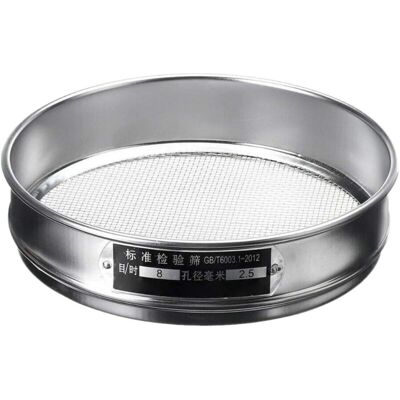 OEM Tamiz De Harina De Acero Inoxidable De 8 Mallas, Tamiz Para Jardín, Tamiz De Cocina, Tamiz Para Repostería, 2,5 Mm De Diámetro, 20 Cm De Profundidad, 5 Cm - Crezuo OEM Tamiz De Harina De Acero Inoxidable De 8 Mallas, Tamiz Para Jardín, Tamiz De Cocina, Tamiz Para Repostería, 2,5 Mm De Diámetro, 20 Cm De Profundidad, 5 Cm - Crezuo