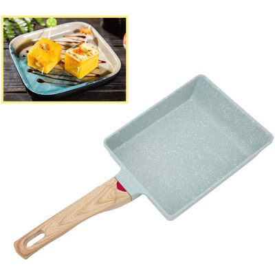 OEM Sartén Miniatura Para Huevos, Aleación De Aluminio Con Revestimiento Antiadherente, Verde, Cuadrada, La Emulsión También Se Calienta, Para Domaine OEM Sartén Miniatura Para Huevos, Aleación De Aluminio Con Revestimiento Antiadherente, Verde, Cuadrada, La Emulsión También Se Calienta, Para Domaine