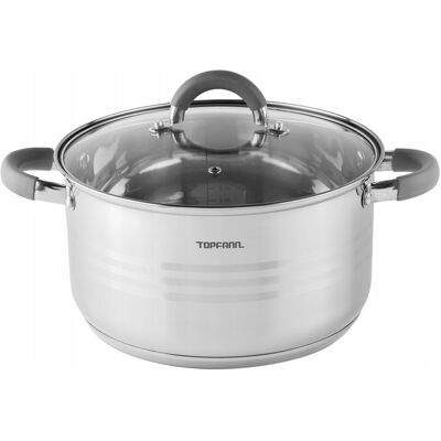 OEM Olla De Acero Inoxidable De 5 L Para Gas, 24 Cm, Inducción OEM Olla De Acero Inoxidable De 5 L Para Gas, 24 Cm, Inducción