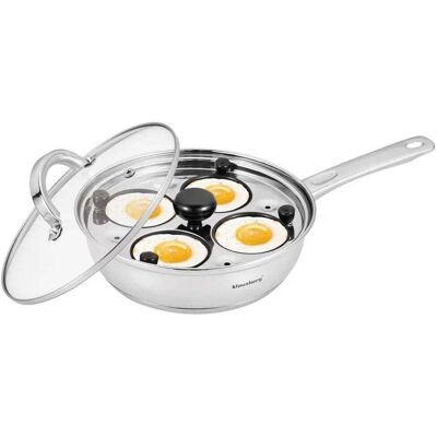 OEM Sartén De Acero Inoxidable Con Inserto Para Huevos, 20 Cm, Klausberg Kb-7606 OEM Sartén De Acero Inoxidable Con Inserto Para Huevos, 20 Cm, Klausberg Kb-7606
