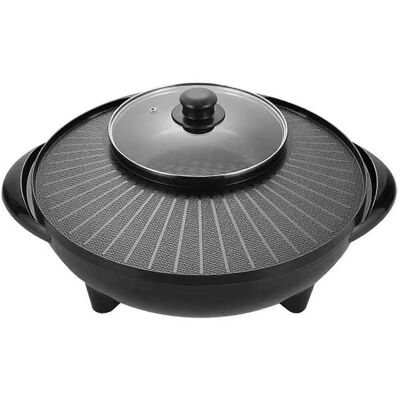 OEM Parrilla De Barbacoa Redonda Portátil Y Multifuncional De Estilo Coreano Que Combina Una Parrilla Eléctrica Y Una Olla Eléctrica, Ideal Para Picnics Familiares En Interiores, OEM Parrilla De Barbacoa Redonda Portátil Y Multifuncional De Estilo Coreano Que Combina Una Parrilla Eléctrica Y Una Olla Eléctrica, Ideal Para Picnics Familiares En Interiores,