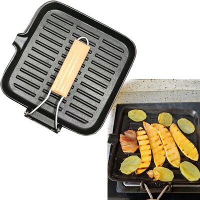 OEM Cazuela Para Hornear En Estufa,sartén De Hierro Fundido De 1,5 Kg Con Mango Plegable,cazuela Cuadrada De 24 Cm,sartén Robusta Con Pico Basculante OEM Cazuela Para Hornear En Estufa,sartén De Hierro Fundido De 1,5 Kg Con Mango Plegable,cazuela Cuadrada De 24 Cm,sartén Robusta Con Pico Basculante