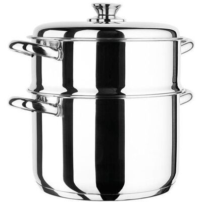 Set De Cocción Al Vapor Inoxibar De Acero Inoxidable 18/10, Compatible Con Inducción, Acabado Espejo Ø 20 Cm Set De Cocción Al Vapor Inoxibar De Acero Inoxidable 18/10, Compatible Con Inducción, Acabado Espejo Ø 20 Cm