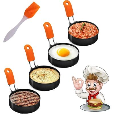 OEM Plancha De Acero Inoxidable Con Anillo Antiadherente Para Preparar Tortillas Perfectas, Ideal Para El Desayuno, Un Práctico Utensilio De Cocina. - Crezuo OEM Plancha De Acero Inoxidable Con Anillo Antiadherente Para Preparar Tortillas Perfectas, Ideal Para El Desayuno, Un Práctico Utensilio De Cocina. - Crezuo