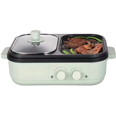 OEM Olla Eléctrica Para Cocinar A La Parrilla, Olla Y Sartén Antiadherente 2 En 1, Sartén Portátil Con Tapa De Vidrio Y Calentamiento Rápido OEM Olla Eléctrica Para Cocinar A La Parrilla, Olla Y Sartén Antiadherente 2 En 1, Sartén Portátil Con Tapa De Vidrio Y Calentamiento Rápido