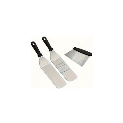 OEM Juego De Accesorios De 3 Piezas Para Parrilla - Acero Inoxidable Para Asar A La Parrilla Al Aire Libre, Incluye Una Espátula Profesional - Crezuo OEM Juego De Accesorios De 3 Piezas Para Parrilla - Acero Inoxidable Para Asar A La Parrilla Al Aire Libre, Incluye Una Espátula Profesional - Crezuo