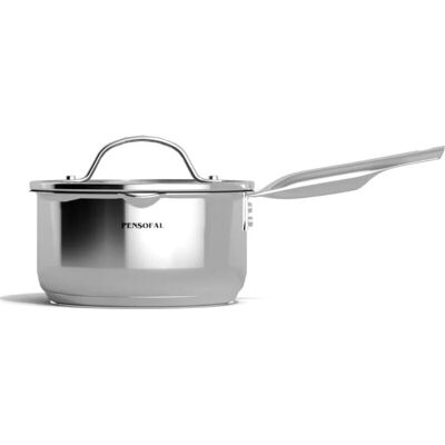 Cacerola Pensofal 1612 De Un Solo Mango Con Tapa De Vidrio Para Hervir Leche - New Era, 16 Cm Cacerola Pensofal 1612 De Un Solo Mango Con Tapa De Vidrio Para Hervir Leche - New Era, 16 Cm