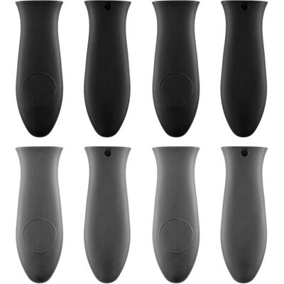 OEM 8 Piezas, Silicona Mangos, Mango Sartén Hierro Fundido, Goma Antideslizante Resistente Mangos Sartenes, Hierro Fundido, Negro Gris, 14 X 5 Cm OEM 8 Piezas, Silicona Mangos, Mango Sartén Hierro Fundido, Goma Antideslizante Resistente Mangos Sartenes, Hierro Fundido, Negro Gris, 14 X 5 Cm