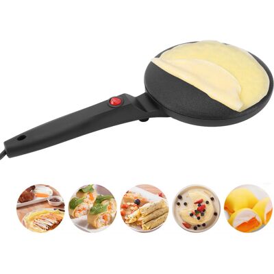 OEM Crepera Eléctrica Profesional Sartén Antiadherente De 20 Cm (8 Pulgadas) Para Tortillas, Tacos Y Panqueques Abs Y Aleación De Aluminio 600 W, 170 °c, 42 Cm Negra OEM Crepera Eléctrica Profesional Sartén Antiadherente De 20 Cm (8 Pulgadas) Para Tortillas, Tacos Y Panqueques Abs Y Aleación De Aluminio 600 W, 170 °c, 42 Cm Negra