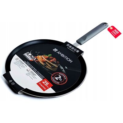 OEM Sartén Para Panqueques De Grafito Ambition De 25 Cm, Inducción, Recubrimiento Básico Ilag OEM Sartén Para Panqueques De Grafito Ambition De 25 Cm, Inducción, Recubrimiento Básico Ilag