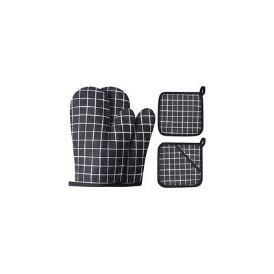 OEM Guantes De Cocina Y Parrilla De Algodón - Fabricados Con Silicona Antideslizante Y Rellenos De Algodón Reciclado, Ideales Para Cocinar, Hornear Y Asar A La Parrilla (juego De 4) - Crezuo OEM Guantes De Cocina Y Parrilla De Algodón - Fabricados Con Silicona Antideslizante Y Rellenos De Algodón Reciclado, Ideales Para Cocinar, Hornear Y Asar A La Parrilla (juego De 4) - Crezuo