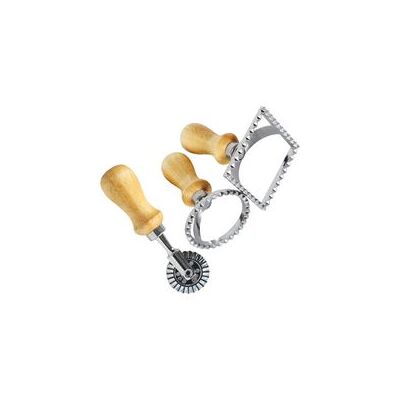 OEM Juego De 3 Cortadores De Galletas De Aleación De Zinc Para Uso Doméstico, Molde Para Pasteles Y Repostería, Molde Para Ravioles Italianos Con Mango De Madera, Herramienta Para Hornear - Crezuo OEM Juego De 3 Cortadores De Galletas De Aleación De Zinc Para Uso Doméstico, Molde Para Pasteles Y Repostería, Molde Para Ravioles Italianos Con Mango De Madera, Herramienta Para Hornear - Crezuo