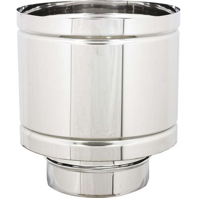OEM Olla Chimenea De Acero Inoxidable En Forma De Barril A Prueba De Viento De 8 A 25 Cm - Diámetro 10 Cm OEM Olla Chimenea De Acero Inoxidable En Forma De Barril A Prueba De Viento De 8 A 25 Cm - Diámetro 10 Cm