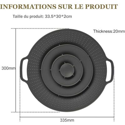 OEM Tapa De Silicona Anti-desbordamiento De Alta Temperatura – Ideal Para Ollas Y Sartenes – 1 Pieza, Resistente Al Agua Hirviendo OEM Tapa De Silicona Anti-desbordamiento De Alta Temperatura – Ideal Para Ollas Y Sartenes – 1 Pieza, Resistente Al Agua Hirviendo