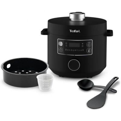 Tefal Multikocher Turbo Cuisine 5.0 L (schwarz, 1.000 Watt, 5 Liter) Tefal Multikocher Turbo Cuisine 5.0 L (schwarz, 1.000 Watt, 5 Liter)