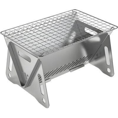OEM Mini Horno Portátil Para Exteriores, Barbacoa Práctica De Acero Inoxidable, 21 16 13 Cm OEM Mini Horno Portátil Para Exteriores, Barbacoa Práctica De Acero Inoxidable, 21 16 13 Cm