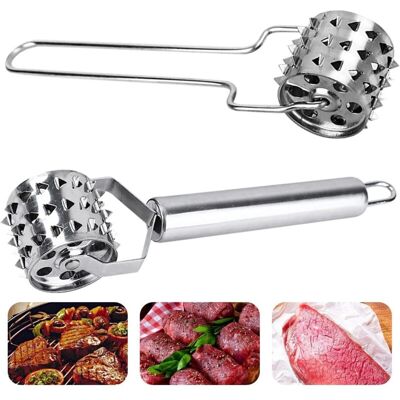 OEM Juego De Dos Ablandadores De Carne De Acero Inoxidable De Doble Cara Para Ablandar Carne De Res Y Pollo: Una Herramienta De Cocina Robusta Y Eficiente – Crezuo OEM Juego De Dos Ablandadores De Carne De Acero Inoxidable De Doble Cara Para Ablandar Carne De Res Y Pollo: Una Herramienta De Cocina Robusta Y Eficiente – Crezuo