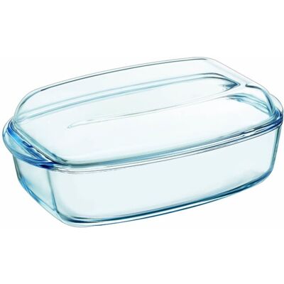 OEM Recipiente Apto Para Horno Con Tapa De Pyrex De 6,7 L OEM Recipiente Apto Para Horno Con Tapa De Pyrex De 6,7 L