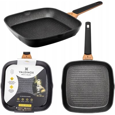OEM Sartén Parrilla Negra Con Revestimiento Antiadherente Duradero Valdinox Initio De 26 Cm OEM Sartén Parrilla Negra Con Revestimiento Antiadherente Duradero Valdinox Initio De 26 Cm