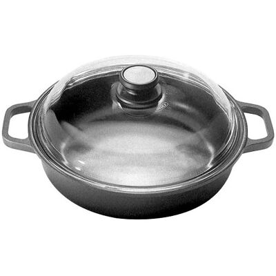 Sartén De 2 Asas Con Tapa, Diámetro 20 Cm, Extrablack Risoli Sartén De 2 Asas Con Tapa, Diámetro 20 Cm, Extrablack Risoli