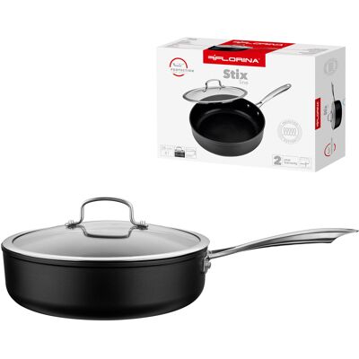 OEM Sartén Florina Stix Con Tapa Para Inducción Y Gas, 28 Cm, 4 L OEM Sartén Florina Stix Con Tapa Para Inducción Y Gas, 28 Cm, 4 L