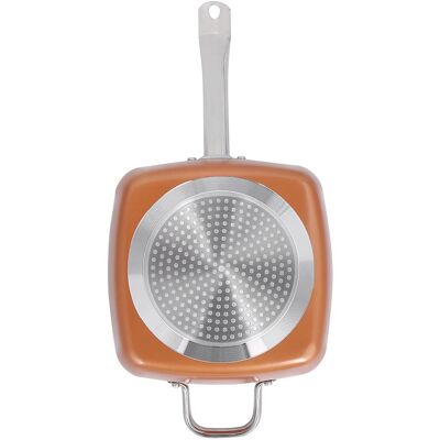 OEM Sartén Antiadherente De Aluminio Con Bandeja Para Freír, Tapa De Vidrio Esmerilado E Inserto Para Cocinar Al Vapor – Juego De Cocina Multifuncional De 4 Piezas OEM Sartén Antiadherente De Aluminio Con Bandeja Para Freír, Tapa De Vidrio Esmerilado E Inserto Para Cocinar Al Vapor – Juego De Cocina Multifuncional De 4 Piezas