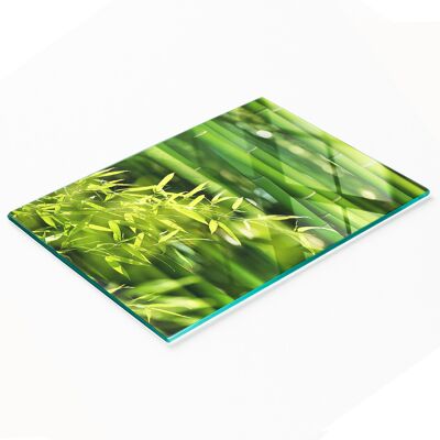 OEM Tabla De Servir De Cocina De Vidrio Templado Con Gr谩ficos De Bamb煤 80x52 Cm OEM Tabla De Servir De Cocina De Vidrio Templado Con Gr谩ficos De Bamb煤 80x52 Cm