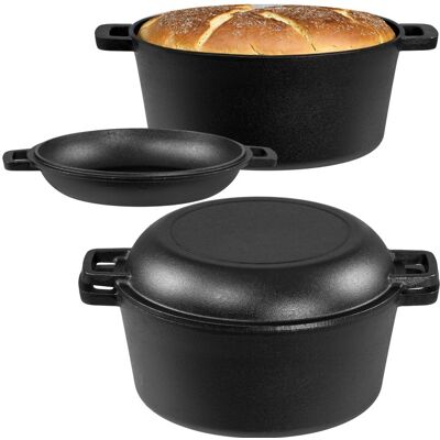 OEM Olla De Hierro Fundido De 26 Cm, 4,5 L, Con Tapa, Para Hornear Pan. OEM Olla De Hierro Fundido De 26 Cm, 4,5 L, Con Tapa, Para Hornear Pan.