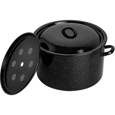 OEM Olla Esmaltada Emalia Polska Pleszew Para Tarros Con Tapa 32 Cm 16 L OEM Olla Esmaltada Emalia Polska Pleszew Para Tarros Con Tapa 32 Cm 16 L