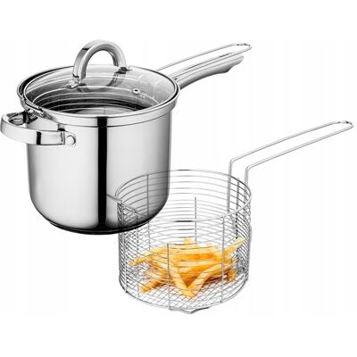 OEM Olla Para Patatas Fritas, Pollo, Donuts, Cacerola + Colador Altom Design Fabio 3,6 L OEM Olla Para Patatas Fritas, Pollo, Donuts, Cacerola + Colador Altom Design Fabio 3,6 L
