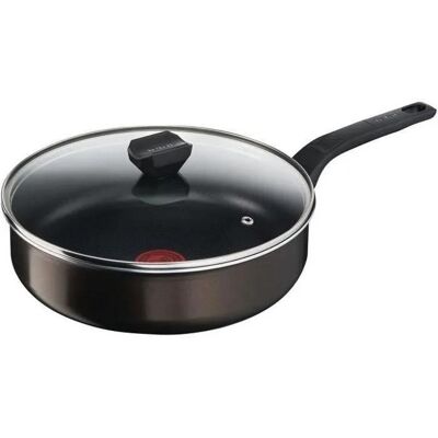 Sartén Antiadherente De 26 Cm Con Tapa - B5543302 Tefal Sartén Antiadherente De 26 Cm Con Tapa - B5543302 Tefal