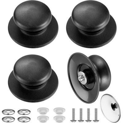 OEM Pomo Para Tapa De Sartén,pomo Para Tapa De Olla,4 Piezas,para Reemplazar Tapas De Sartenes Y Ollas,asa Para Sujetar La Tapa De La Sartén OEM Pomo Para Tapa De Sartén,pomo Para Tapa De Olla,4 Piezas,para Reemplazar Tapas De Sartenes Y Ollas,asa Para Sujetar La Tapa De La Sartén