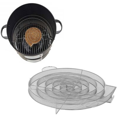 OEM Bandeja Para Ahumar + Rejilla Para Asar + Acero Inoxidable + 34,3 X 30,1 X 4,6 Cm + Para Ahumar En Caliente Y En Frío + Para Asar A La Parrilla, Tocino Y Más + 1 Pieza OEM Bandeja Para Ahumar + Rejilla Para Asar + Acero Inoxidable + 34,3 X 30,1 X 4,6 Cm + Para Ahumar En Caliente Y En Frío + Para Asar A La Parrilla, Tocino Y Más + 1 Pieza