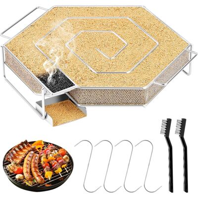 OEM Bandeja De Malla Para Ahumar Barbacoa Al Aire Libre, Generador De Humo Frío, Bandeja De Parrilla Redonda Y Cuadrada De Acero Inoxidable. OEM Bandeja De Malla Para Ahumar Barbacoa Al Aire Libre, Generador De Humo Frío, Bandeja De Parrilla Redonda Y Cuadrada De Acero Inoxidable.