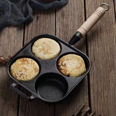 OEM Sartén Para Panqueques, Sartén Profunda Antiadherente Con Espátula Y Brocha De Aceite, 4 Cavidades De Acero Inoxidable Para Cocinar Rápidamente Por La Mañana. OEM Sartén Para Panqueques, Sartén Profunda Antiadherente Con Espátula Y Brocha De Aceite, 4 Cavidades De Acero Inoxidable Para Cocinar Rápidamente Por La Mañana.